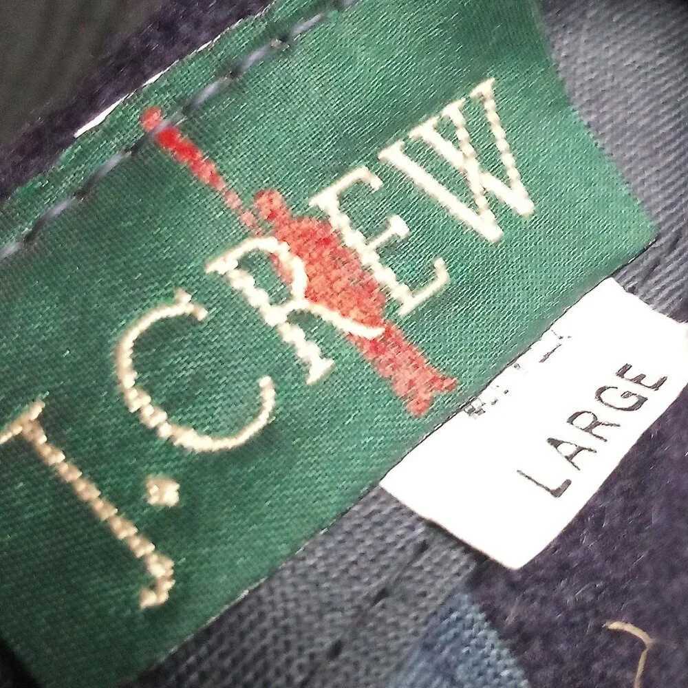 Vintage J. Crew Four Panel Wool Fitted Hat Cap
